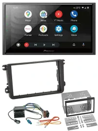 Pioneer USB 2DIN DAB MP3 Bluetooth Autoradio für VW Amarok ab 10 Beetle ab 11 EO