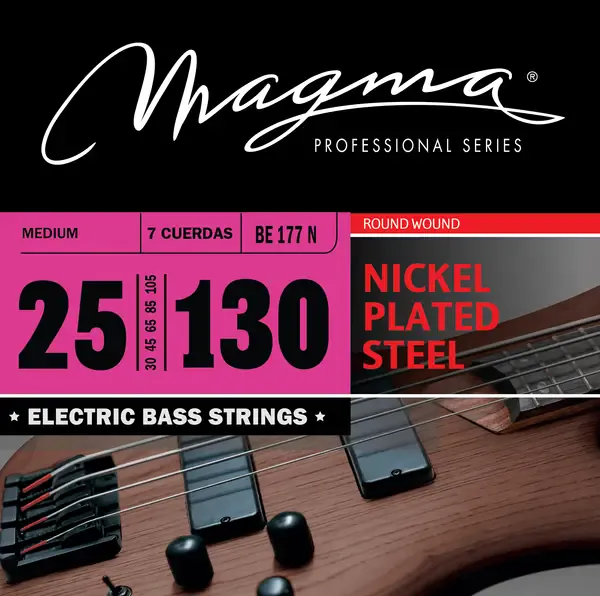 Струны для 7-струнной бас-гитары 25-130 Magma Strings BE177N