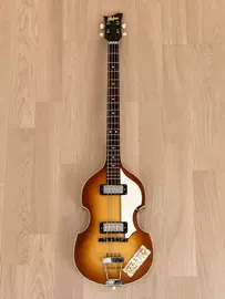 Бас-гитара Hofner 500/1 Beatle Bass '60s Spec Vintage Violin Sunburst w/case Germany 1978