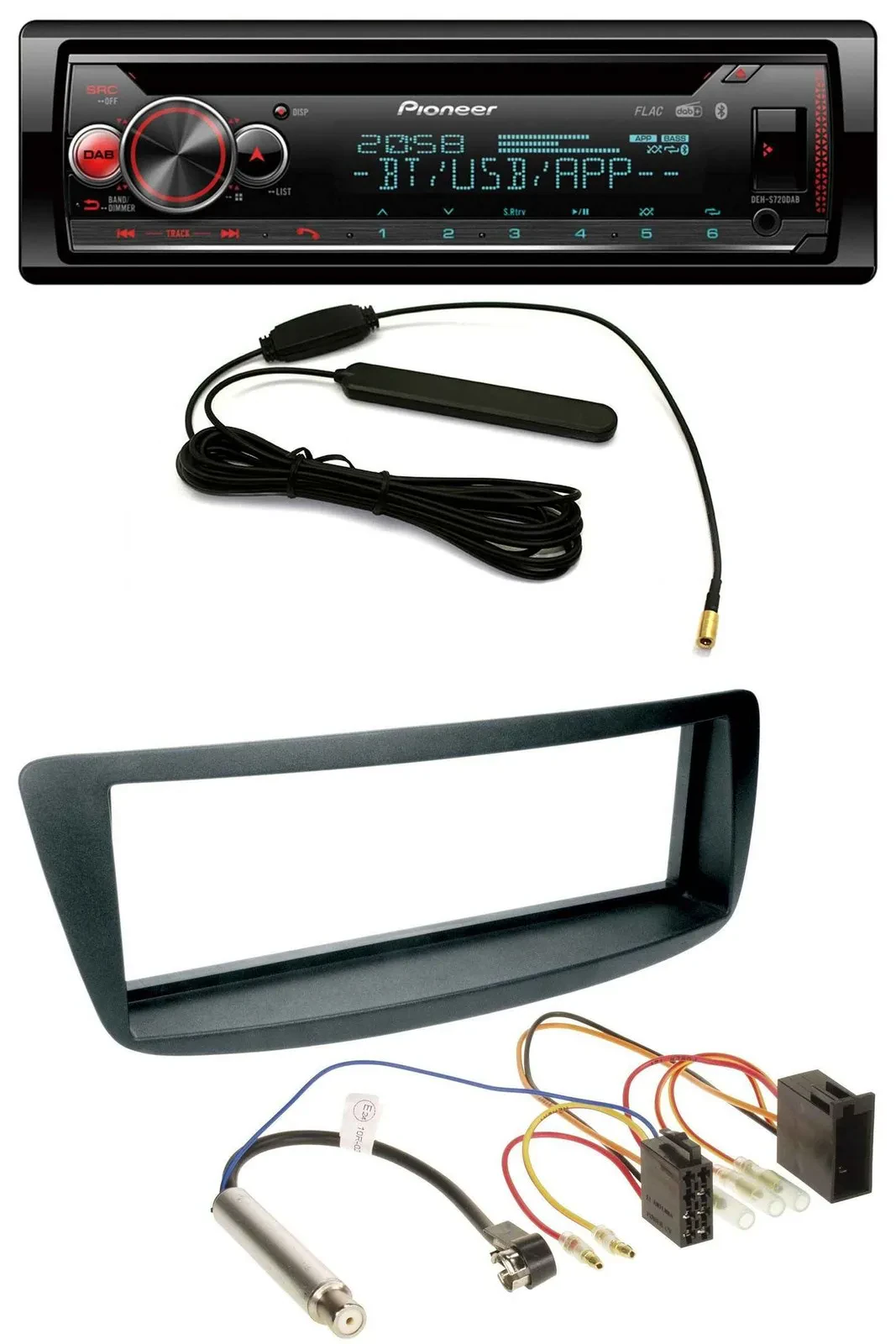 Автомагнитола Pioneer USB DAB Bluetooth CD MP3 для Peugeot 107 / Citroen C1