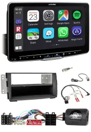 Автомагнитола для Kia Venga (2010–2019) Alpine Bluetooth USB DAB совместима с управлением на руле