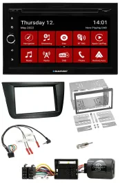 Blaupunkt Lenkrad DVD Bluetooth DAB 2DIN USB Autoradio für Seat Altea Toledo sch