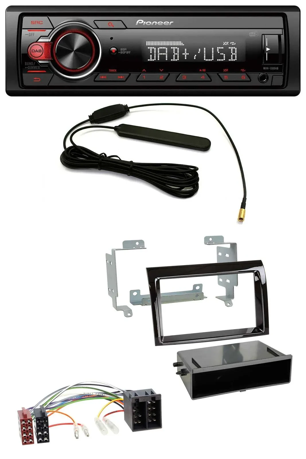 Автомагнитола Pioneer MP3 DAB 1DIN USB/AUX для Fiat Ducato, Citroen Jumper (2006–2011)