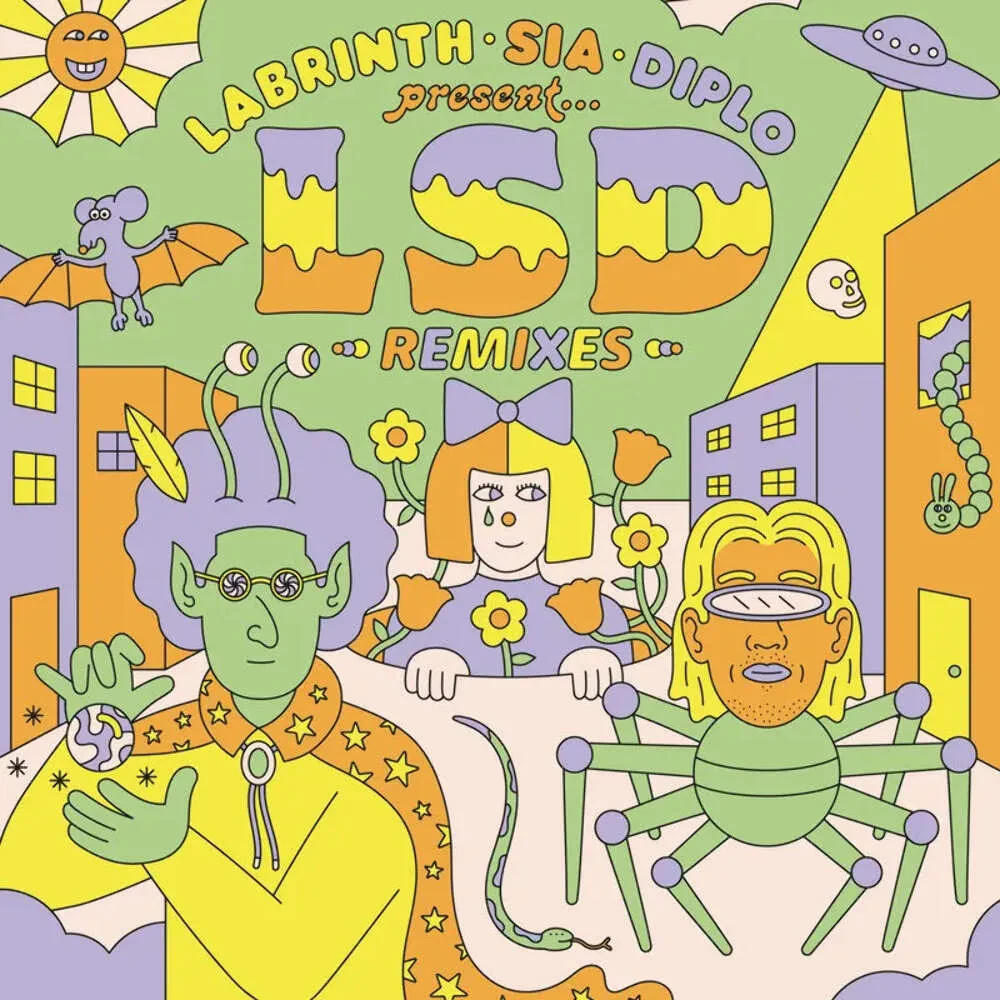 Виниловая пластинка LSD (Labrinth, Sia & Diplo) – LSD (The Remixes) (Релиз 2024)