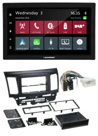 Blaupunkt DAB Bluetooth USB MP3 2DIN Autoradio für Mitsubishi EVO Lancer ab 08