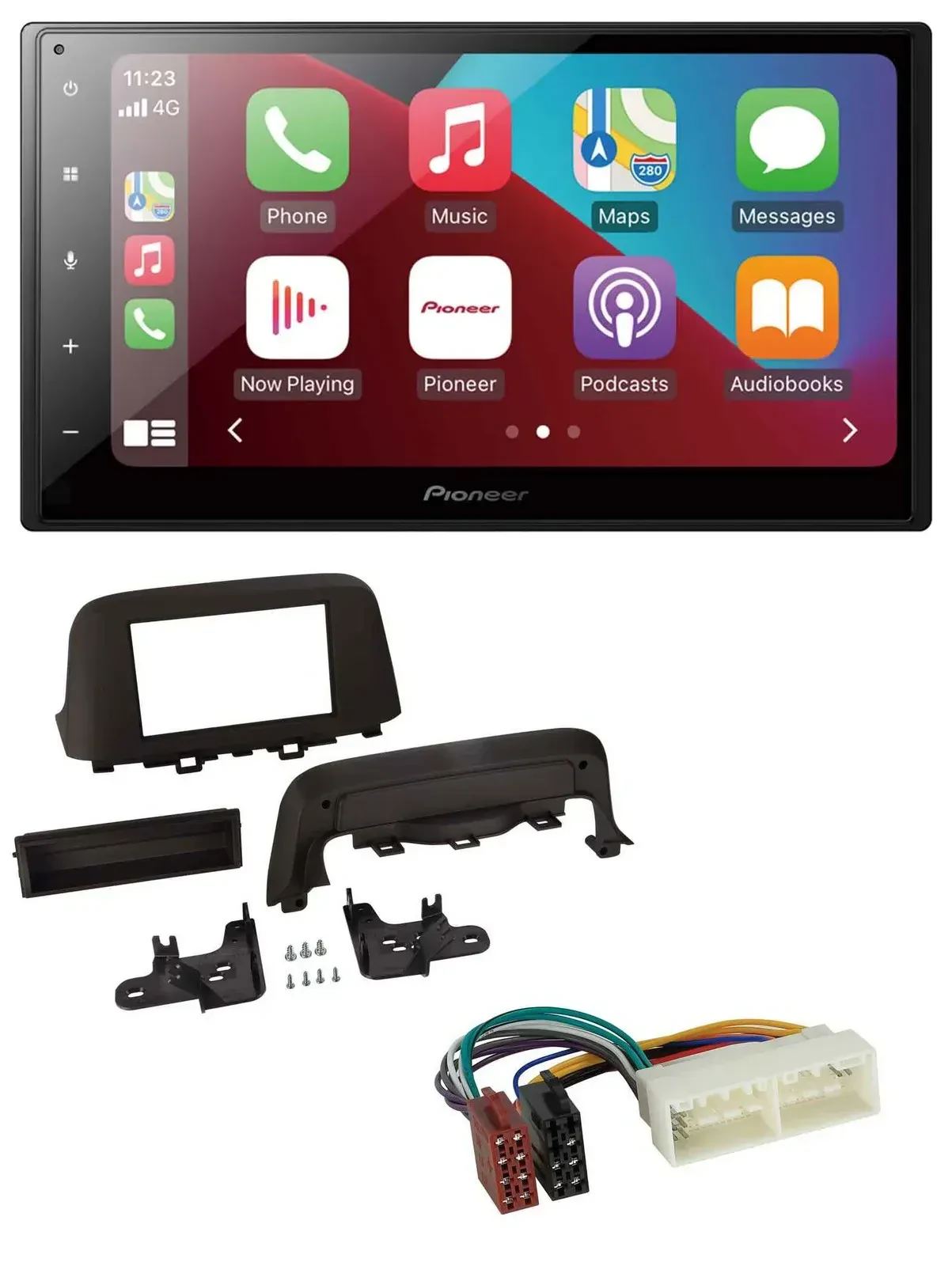 Автомагнитола для Hyundai Kona (с 2018) Pioneer 2DIN, Bluetooth, USB, MP3, DAB