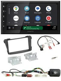 Kenwood DAB Bluetooth USB Lenkrad 2DIN Autoradio für Hyundai i40 11-19 AUX USB s