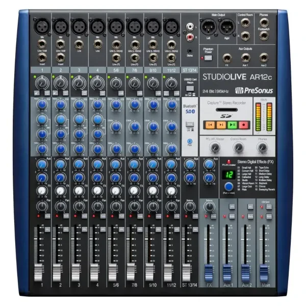 PreSonus StudioLive AR12c 14 Channel Analog Mixer