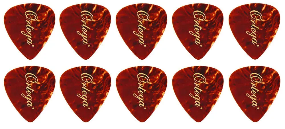 Медиаторы Ortega OGP-TO-T10 Celloluid Thin Tortoise (10 штук)