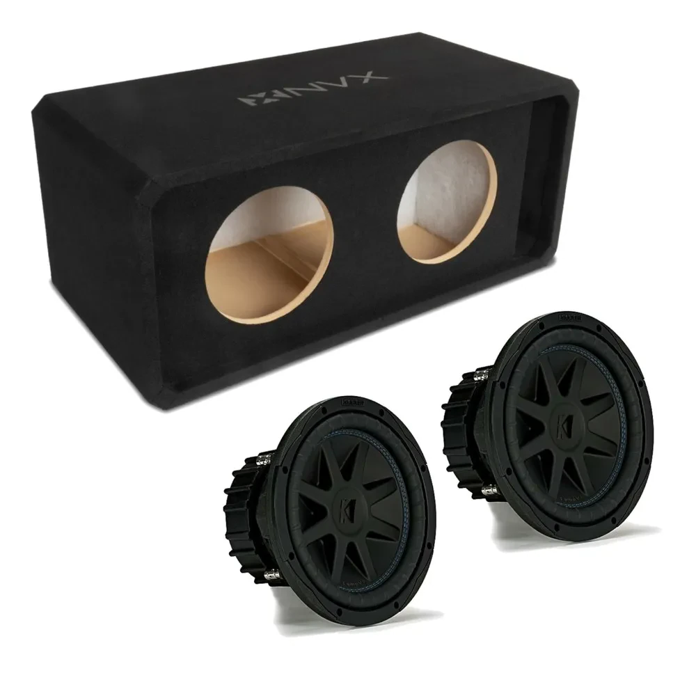 Сабвуфер пассивный NVX NE102P 2 x 10", щелевой порт, MDF 3/4", с сабвуфером CompVX