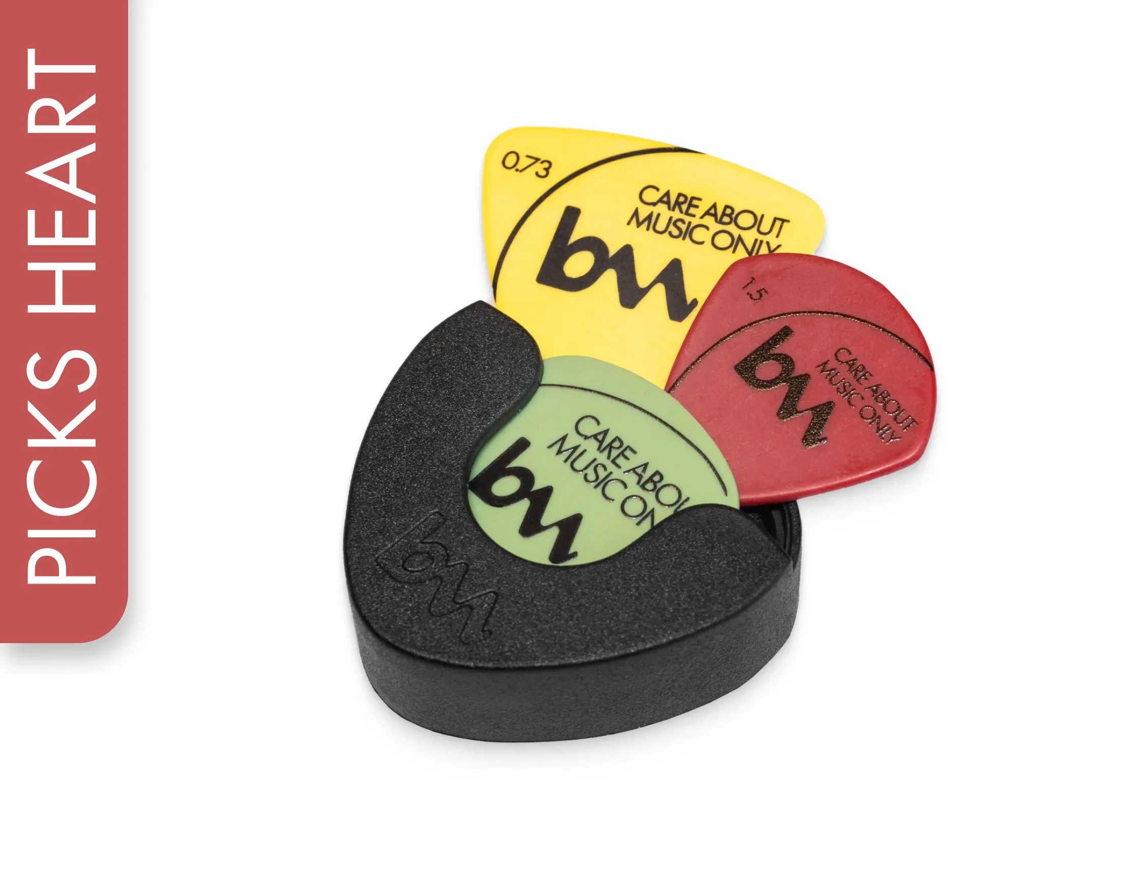 Держатель (копилка) для медиаторов bagandmusic AKSS48 на липучке черный