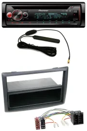 Автомагнитола для Renault Megane/Scenic (с 2007) Pioneer CD, USB, Bluetooth, DAB, MP3, черный