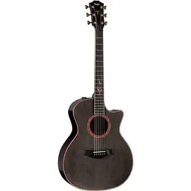 Электроакустическая гитара Taylor Custom Lutz Spruce-Black Limba Grand Auditorium A/E Guitar Charcoal Black