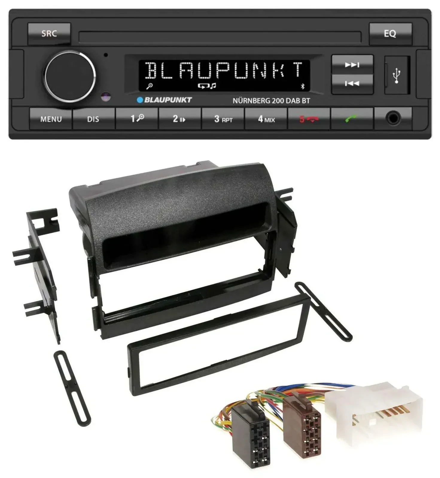 Blaupunkt USB DAB MP3 Bluetooth Autoradio für Hyundai Sonata (NF, 2005-2008)