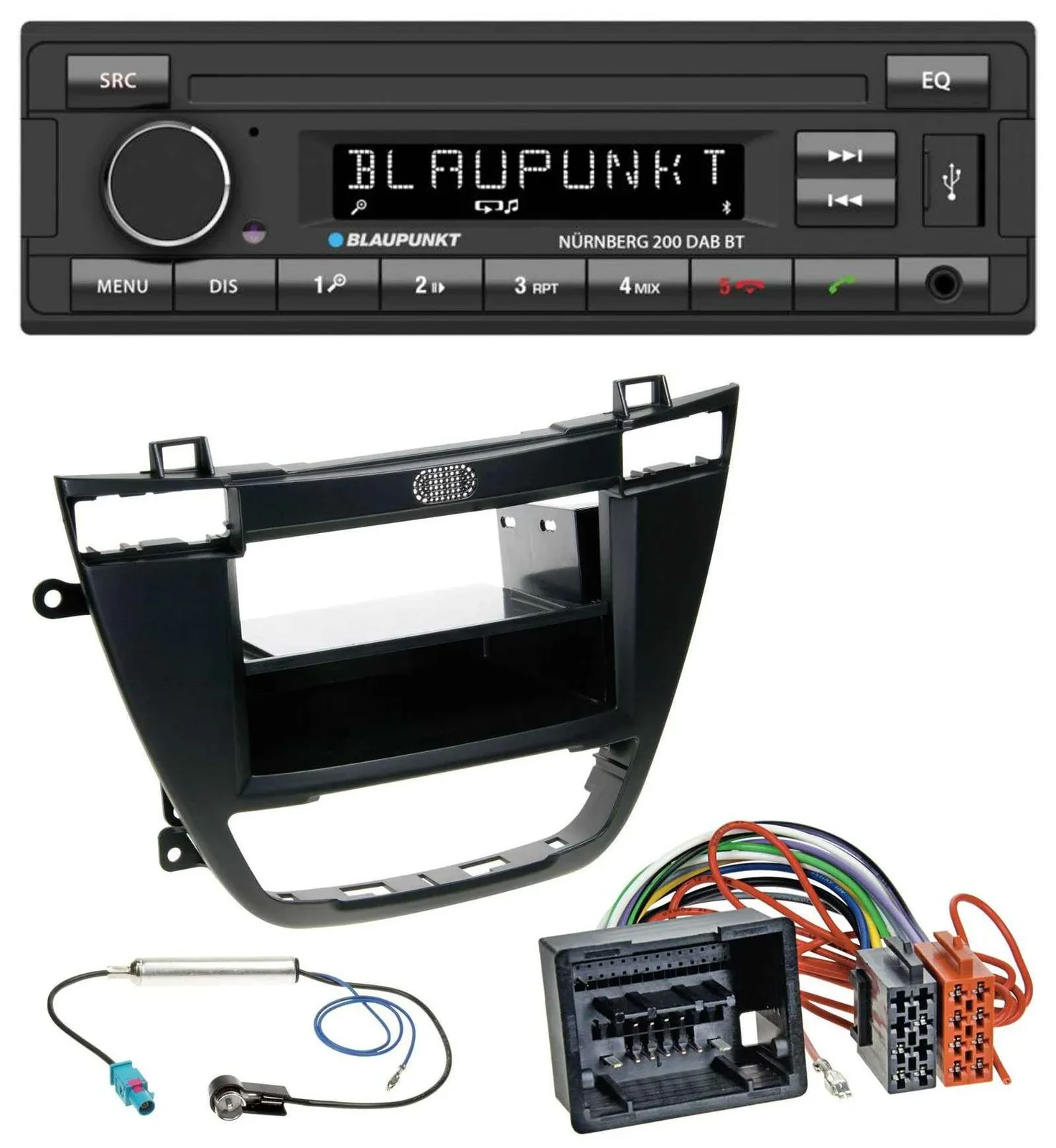 Blaupunkt USB DAB MP3 Bluetooth Autoradio für Opel Insignia 2008-2013 schwarz