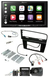 Pioneer 2DIN Lenkrad USB DAB DVD Bluetooth Autoradio für VW Golf VII ab 2012