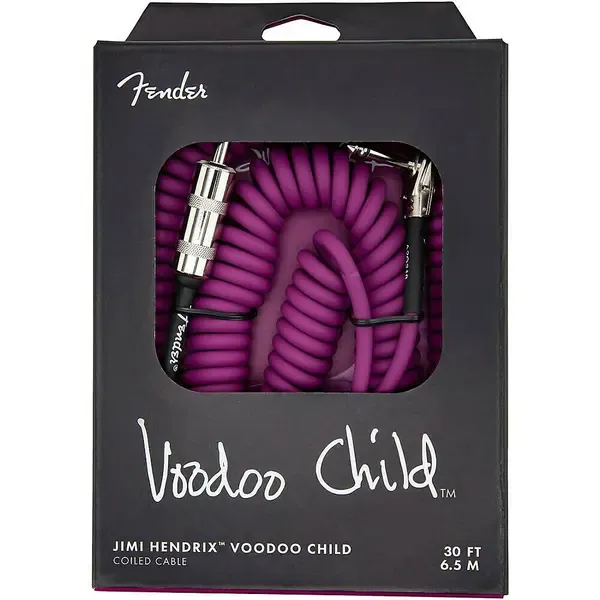 Инструментальный кабель Fender Jimi Hendrix Voodoo Child Coiled Purple