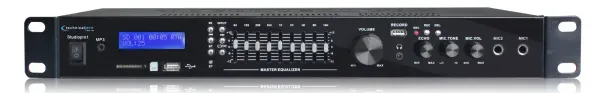 Technical Pro Bluetooth USB/SD Preamp Mixing Recorder w/2 Mic Inputs+9 Band EQ