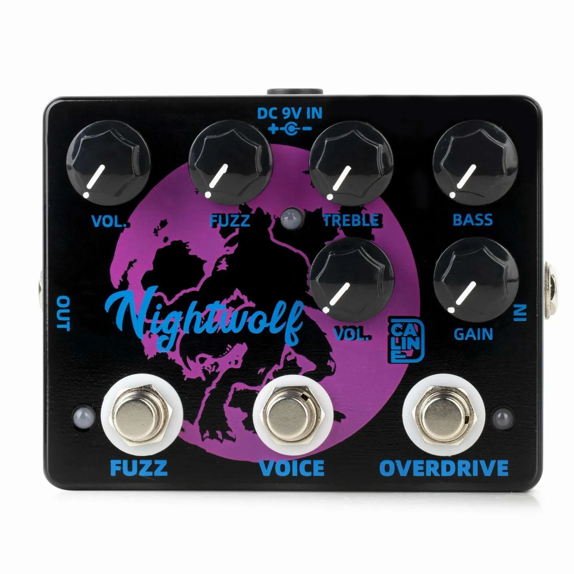 Педаль эффектов для электрогитары CALINE DCP-08 Nightwolf Fuzz Overdrive
