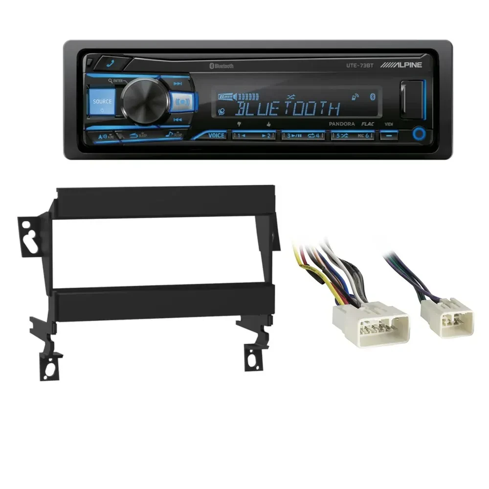 Автомагнитола для Toyota Corolla 1998–2002 Alpine 98-02-TOY-COR-SD-73BT Single-DIN (набор)