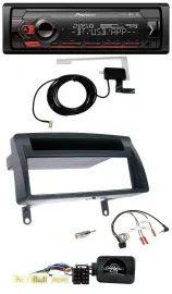 Автомагнитола для Toyota Corolla E12 (2001–2007) Pioneer Bluetooth, USB, DAB, поддержка управления на руле