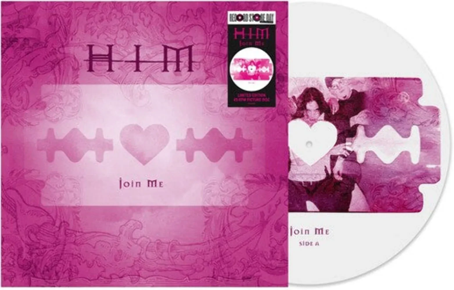 Виниловая пластинка HIM - Join Me [Picture Disc 12" Single] NEW Vinyl