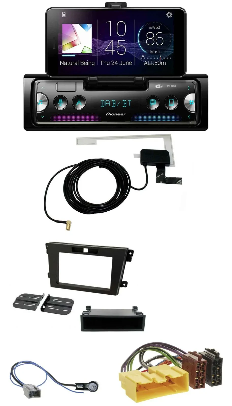 Pioneer DAB Bluetooth MP3 USB Autoradio für Mazda CX-7 (2008-2010)