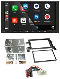 JBL USB 2DIN MP3 Bluetooth AUX Autoradio für Suzuki Grand Vitara ab 2005
