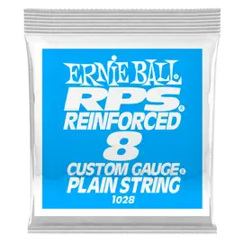 Струна для акустической и электрогитары Ernie Ball P01028, сталь, калибр 8