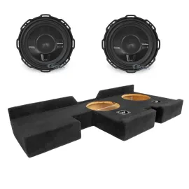 NVX VE-TOY-TUNDCG2-D12S Dual 12" Sealed Enclosure with Two P3SD4-12 Subwoofers