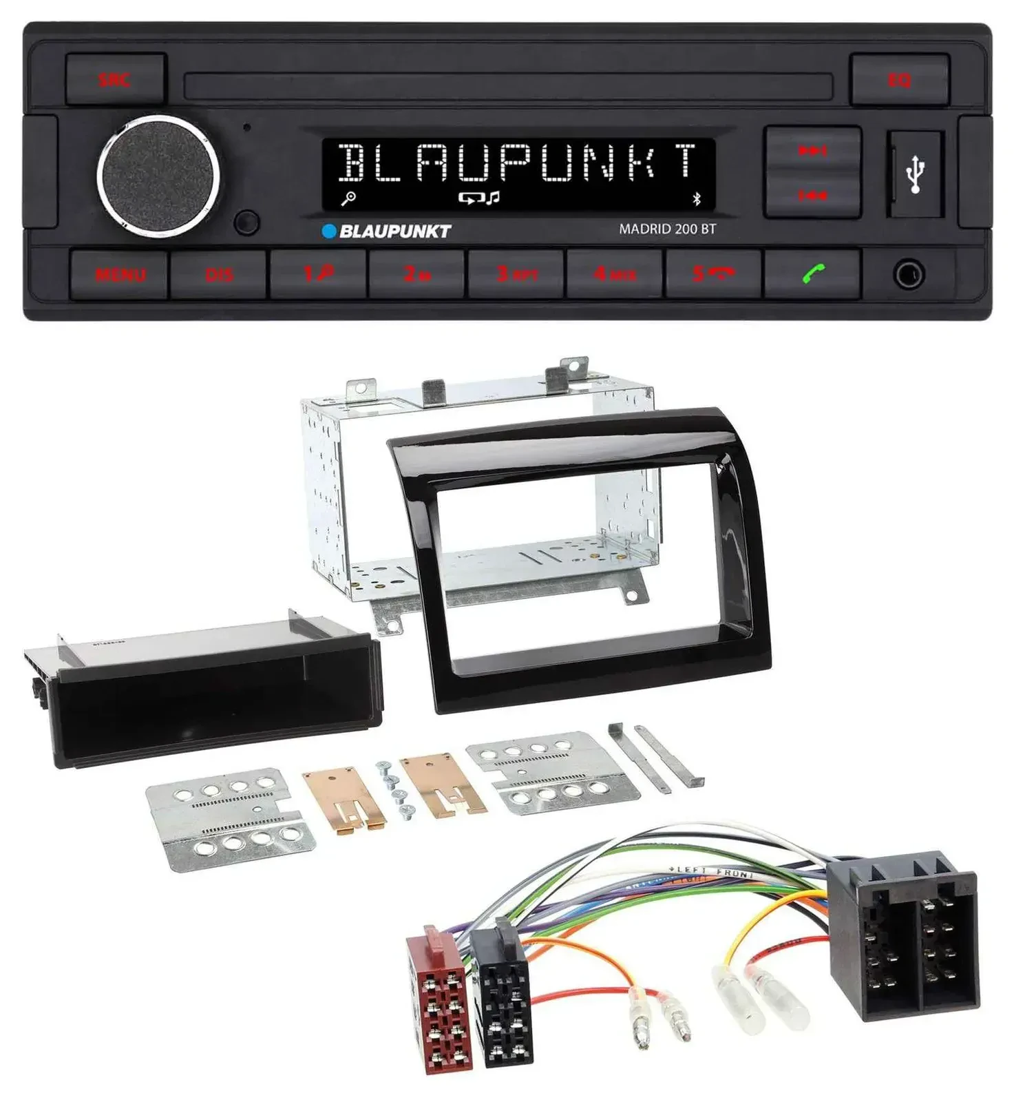 Blaupunkt USB AUX Bluetooth MP3 Autoradio für Peugeot Boxer Citroen Jumper Fiat