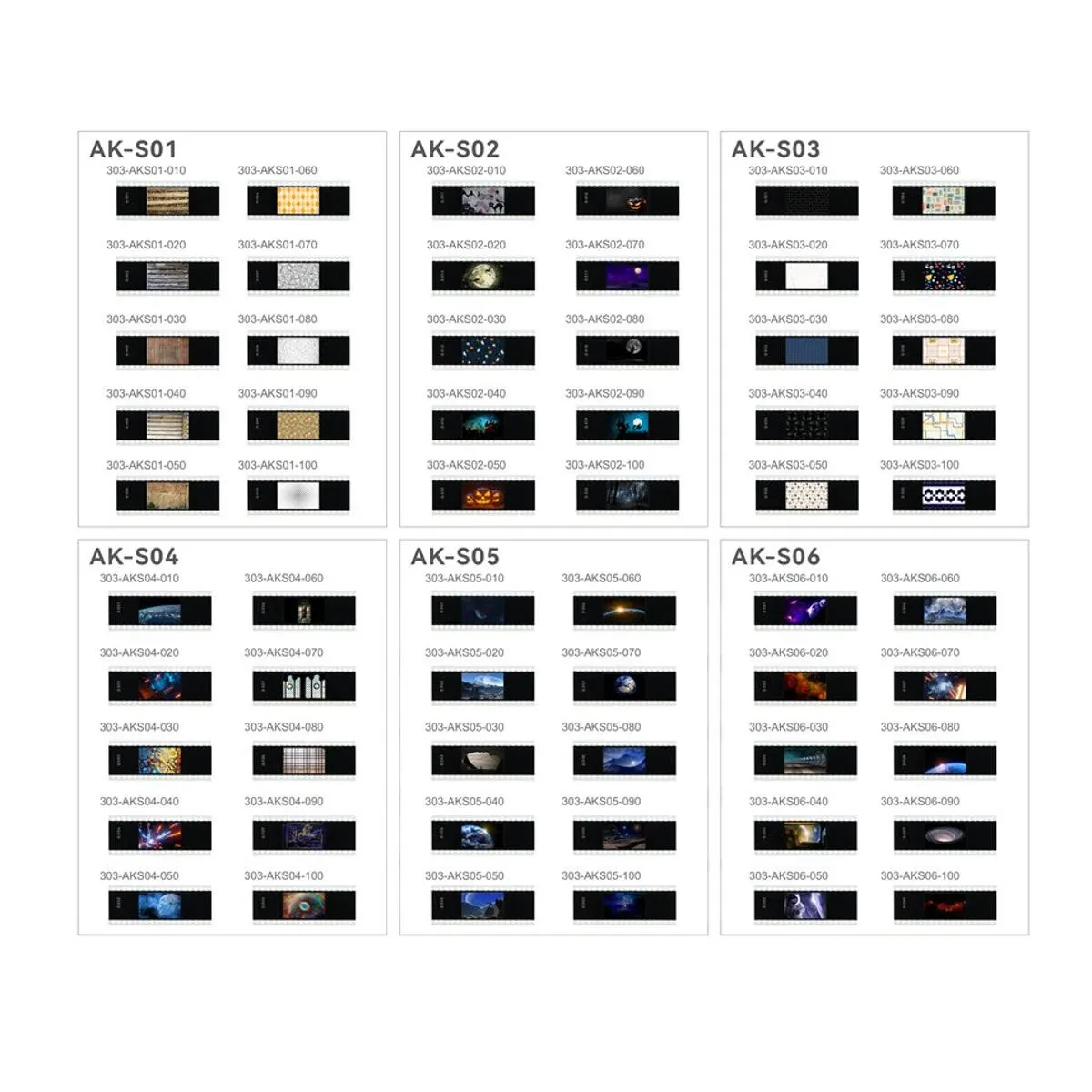 Flashpoint AK-S Complete Slide Set for AK-R21 Projection Attachment Kit