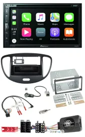 Pioneer DVD 2DIN Lenkrad DAB Bluetooth USB Autoradio für Hyundai i10 2009-2013 s