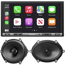 Sony XAV-AX3200 with Sony XS680GS 6.95" Multimedia Receiver with 6x8" Speaker
