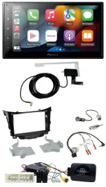 Pioneer Lenkrad USB Bluetooth DAB 2DIN Autoradio für Hyundai I30 ab 2017