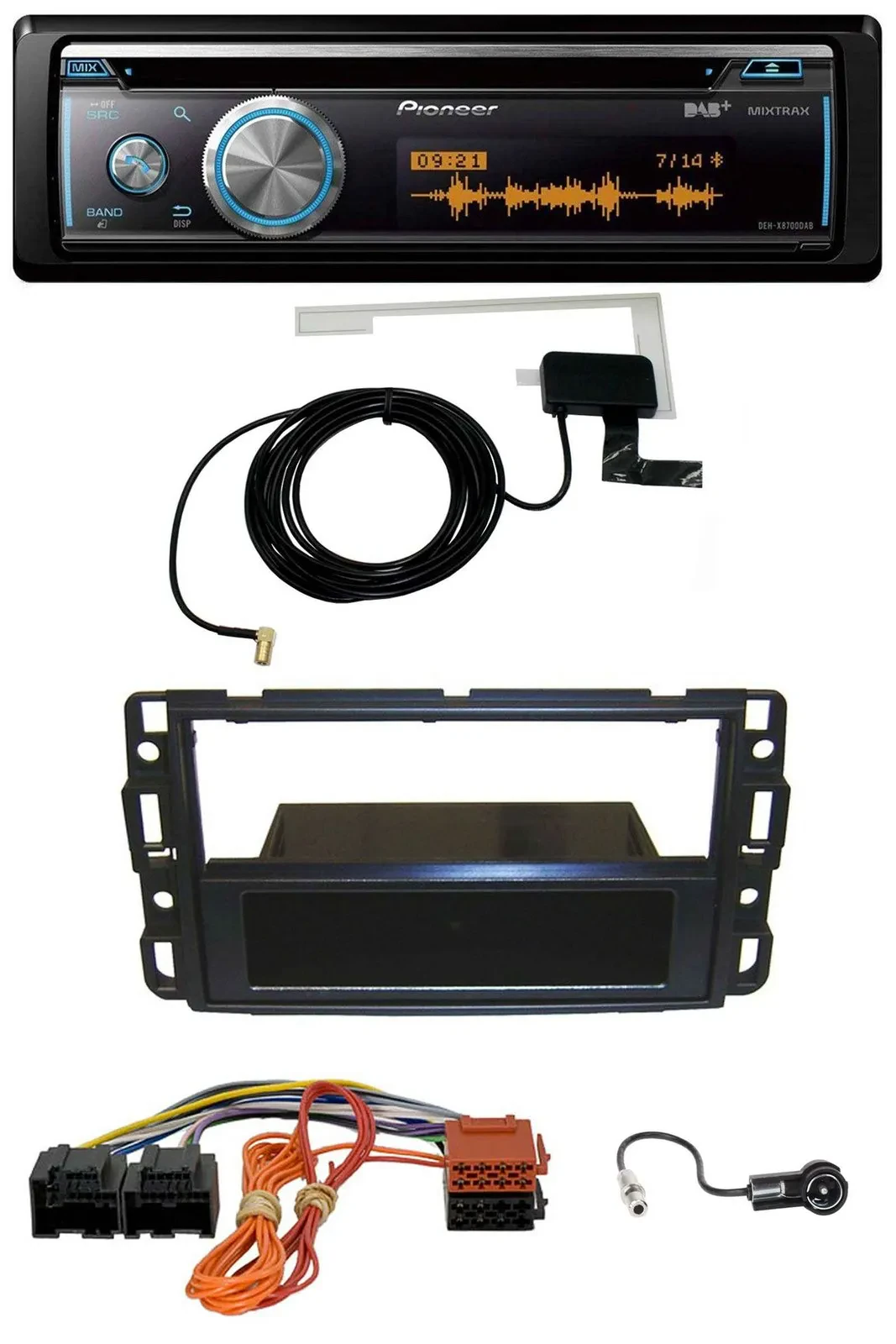 Автомагнитола для Cadillac BLS (2006–2010) Pioneer Bluetooth, DAB, MP3, USB, CD