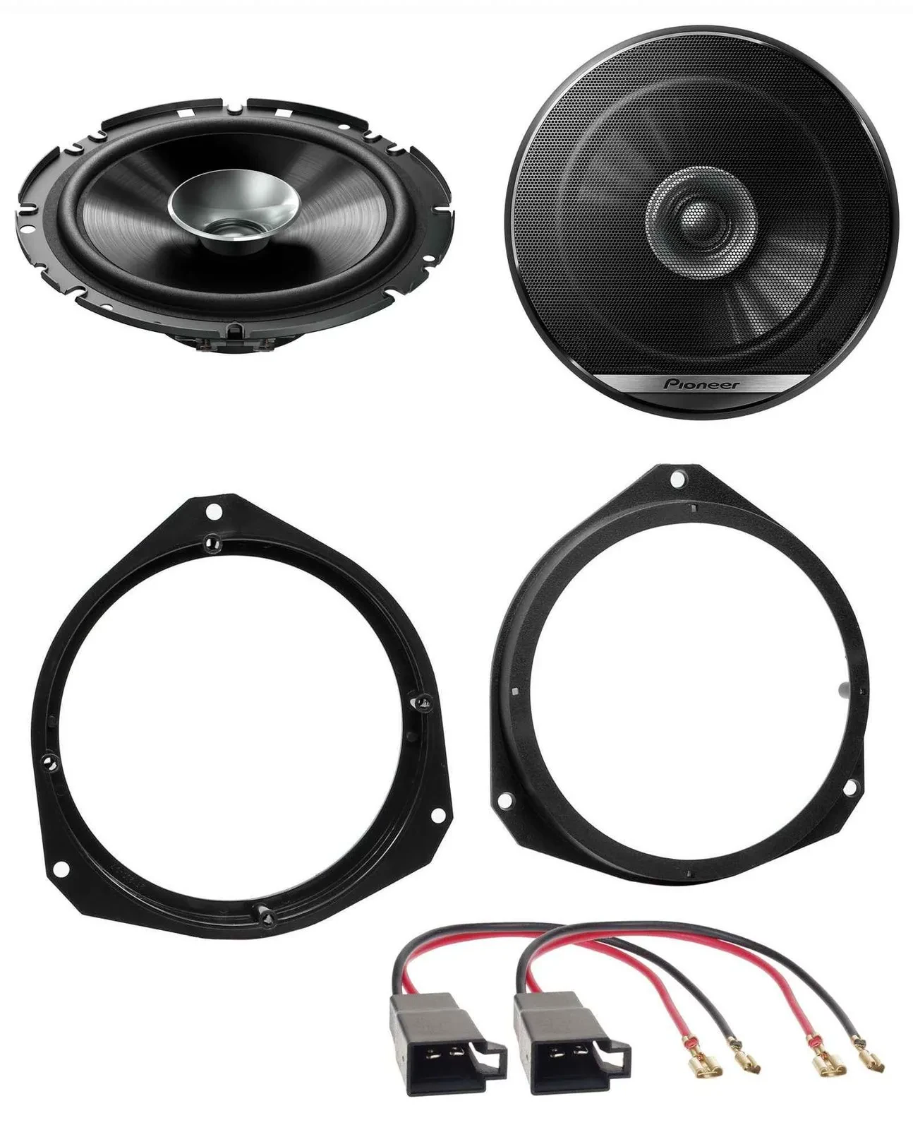 Pioneer 16,5cm 280Watt Lautsprecher für Opel Astra ab 05 Corsa ab 06 Fronttür Au