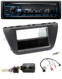 Alpine USB Bluetooth DAB Lenkrad Autoradio für Suzuki SX4 (ab 2013)
