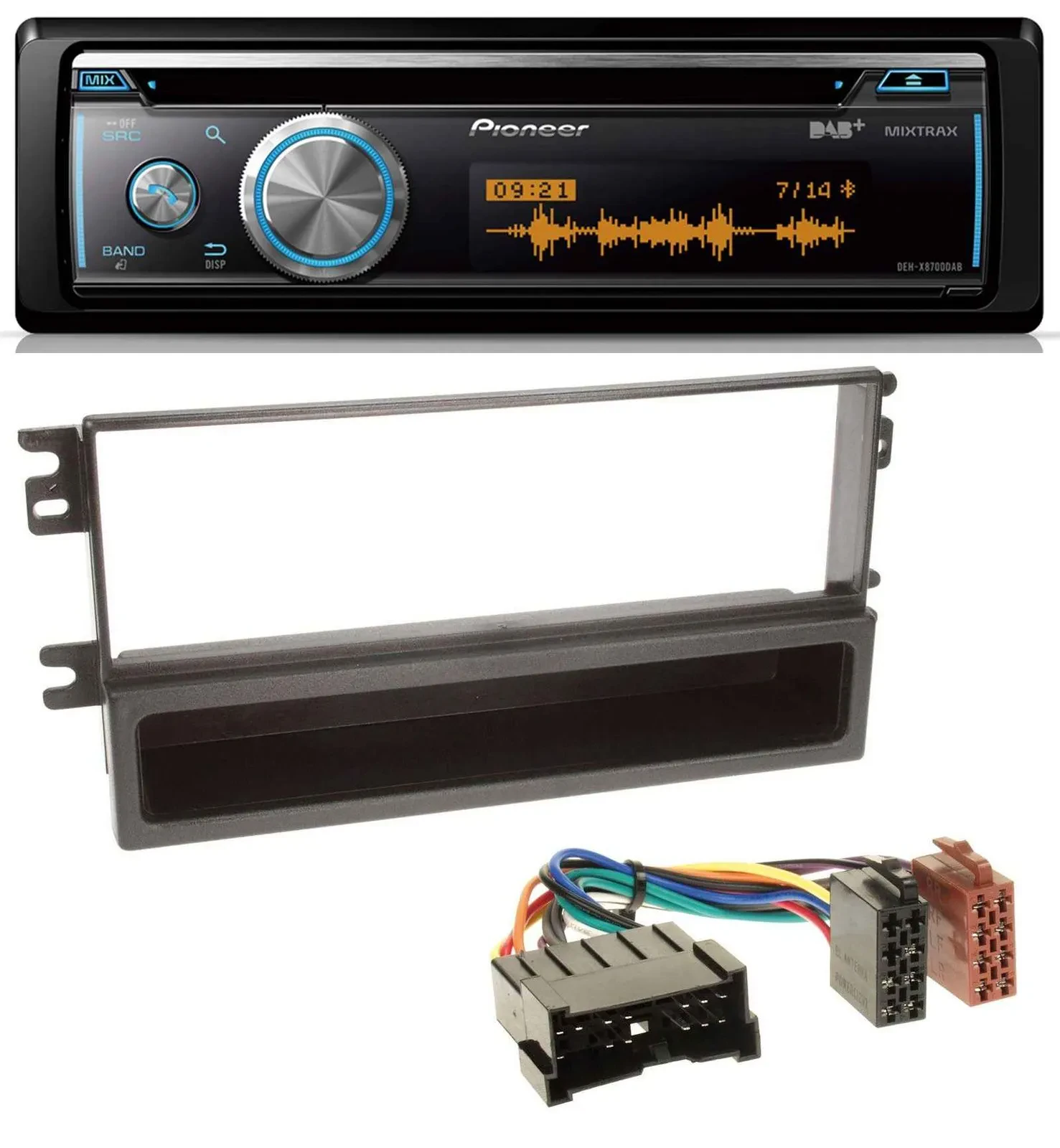 Pioneer MP3 DAB USB CD Bluetooth Autoradio für Kia Shuma 2, Sephia II, Mentor