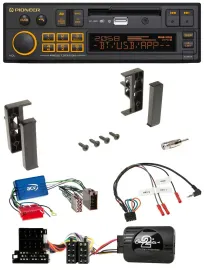 Pioneer DAB Lenkrad USB Bluetooth Autoradio für Audi A3 A4 A6 99-00 Aktivsystem