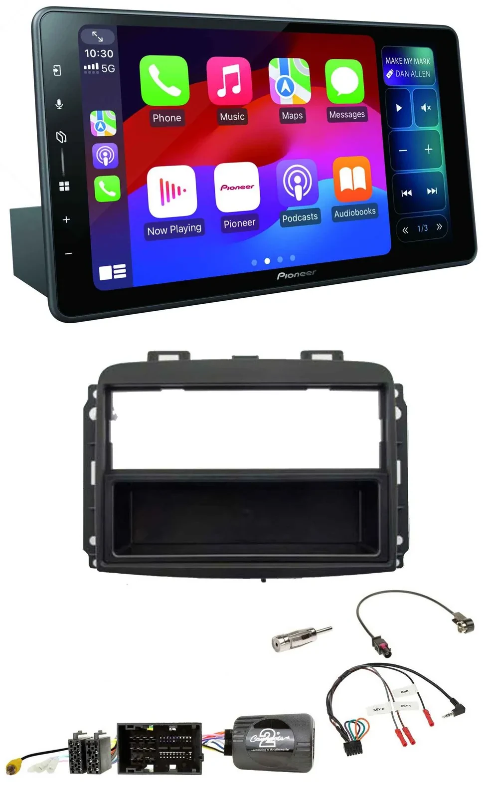 Автомагнитола Pioneer Bluetooth DAB USB для Fiat 500L (с 2012)