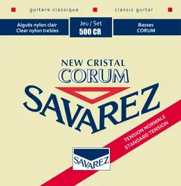 Струны для классической гитары Savarez 500CR 28-42 New Cristal Corum Normal Tension