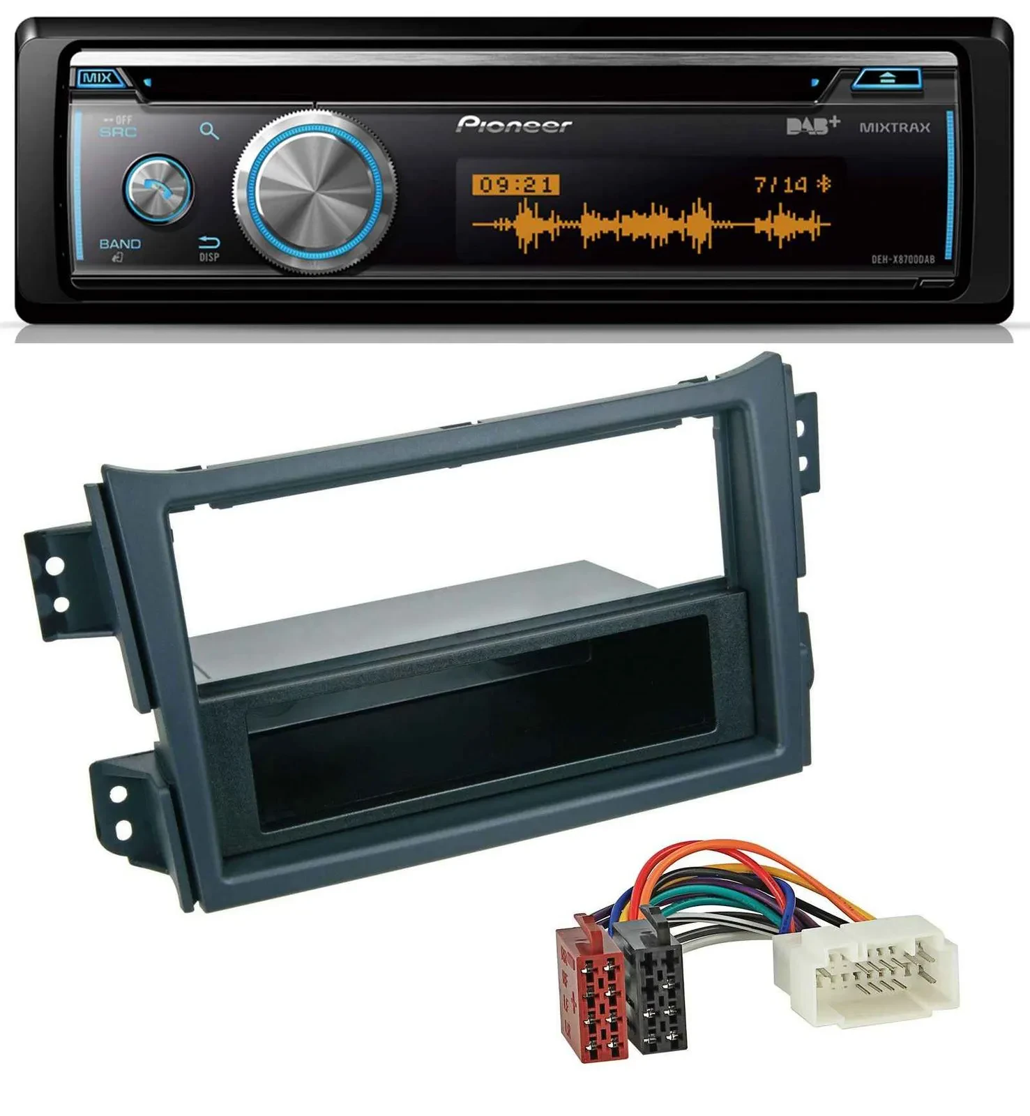 Автомагнитола Pioneer CD MP3 DAB USB Bluetooth для Opel Agila B (2008–2014), Suzuki Spl