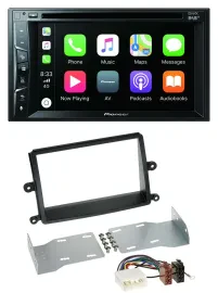 Pioneer MP3 USB DVD Bluetooth DAB 2DIN Autoradio für Mitsubishi L200 (06-15)