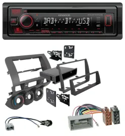 Автомагнитола для Honda Fit 2006–2007 (US) Kenwood MP3, CD, USB, Bluetooth, DAB