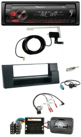 Pioneer 1DIN USB DAB MP3 Lenkrad Autoradio für BMW 5er 01-04 E39 Aktivsystem Abl
