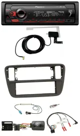 Pioneer DAB USB Lenkrad Bluetooth Autoradio für VW Up AA AAN 11-16 schwarz