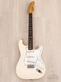 Электрогитара Fender 1962 Stratocaster JV ST62-85 SSS Olympic White w/gigbag Japan 1982