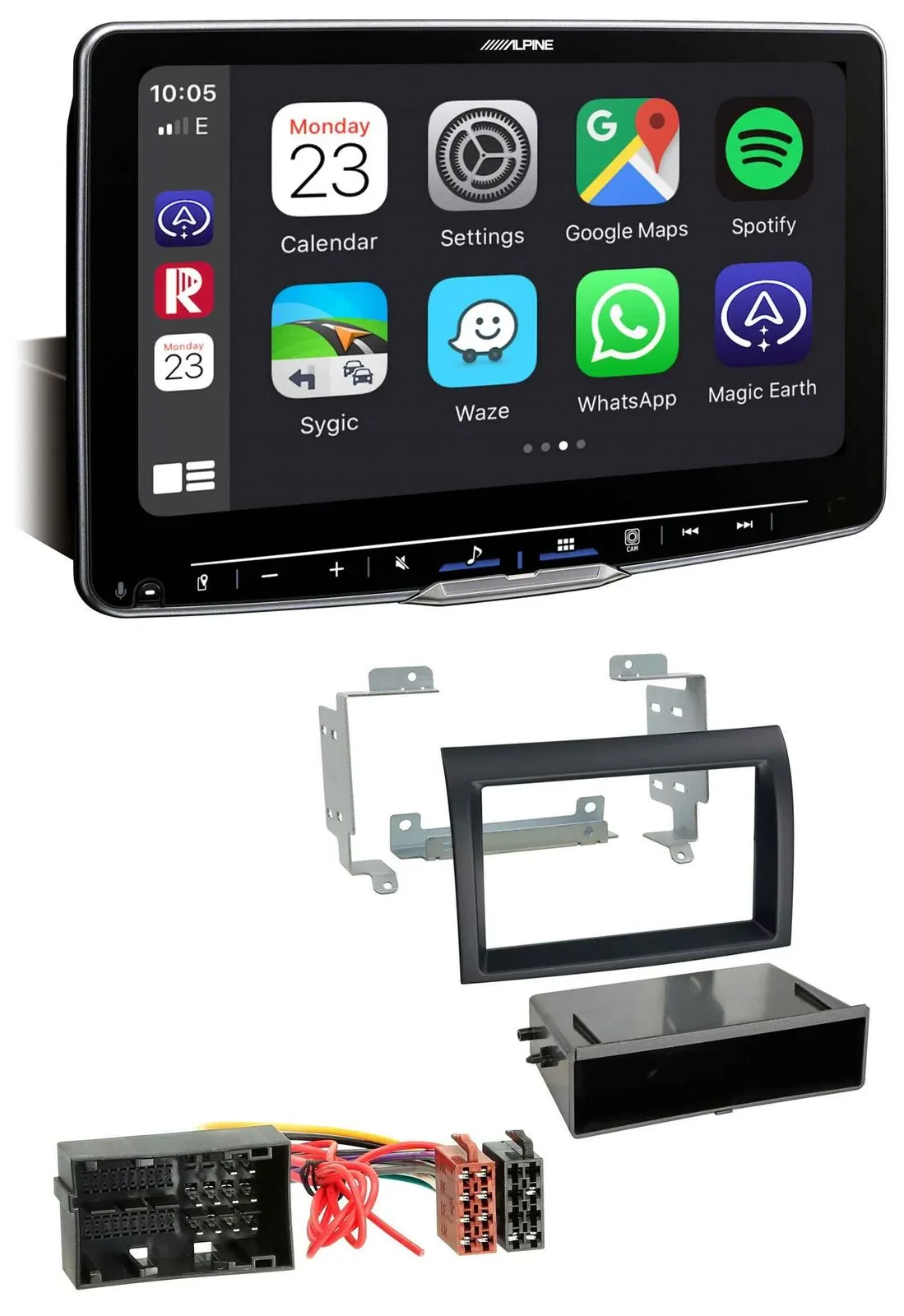 Alpine Bluetooth MP3 USB DAB Autoradio für Citroen Jumper ab 2014 Fiat Ducato 14