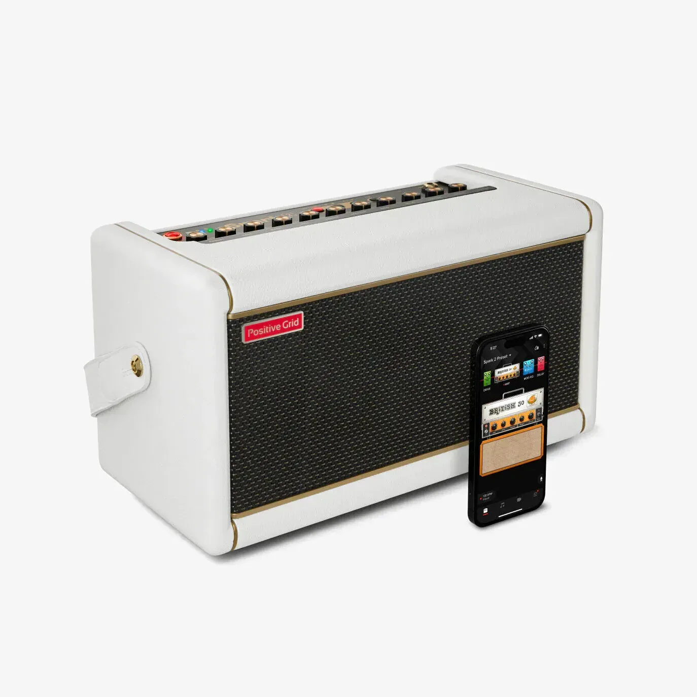 Гитарный комбоусилитель Positive Grid Spark 2 50W белый (Pearl White)